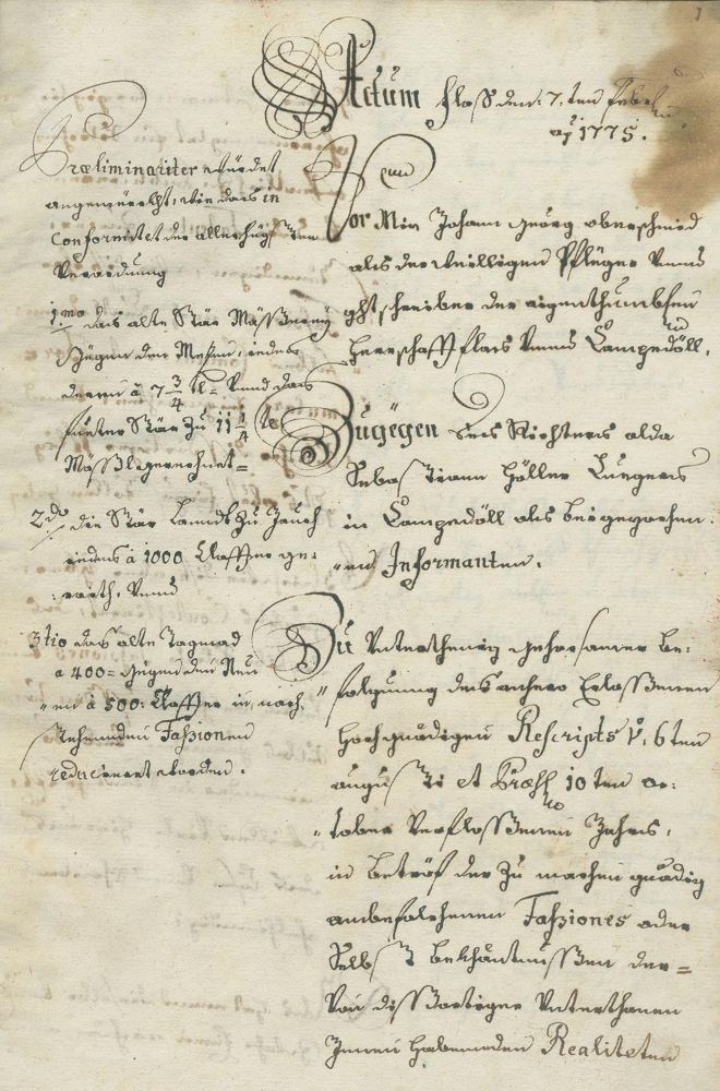Große Abbildung Nr.2: 140-301 Waldrechnung.: (Handschriften)