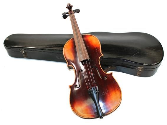 Große Abbildung Nr.1: 140-3012 Geige, Violine: (Musikinstrumente)