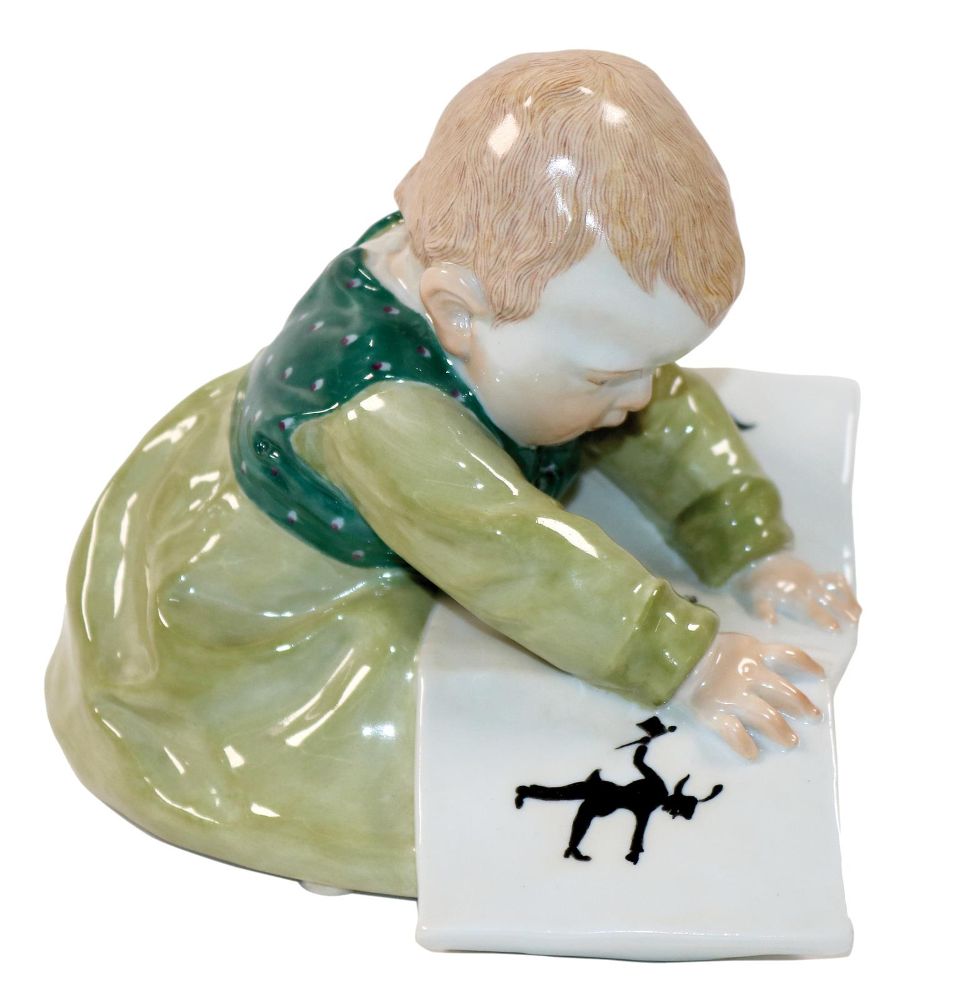 Große Abbildung Nr.1: 140-3044 Hentschelkind: (Porzellan u. Keramik, Meissen)