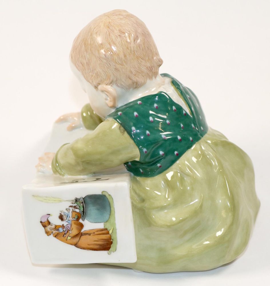 Große Abbildung Nr.3: 140-3044 Hentschelkind: (Porzellan u. Keramik, Meissen)