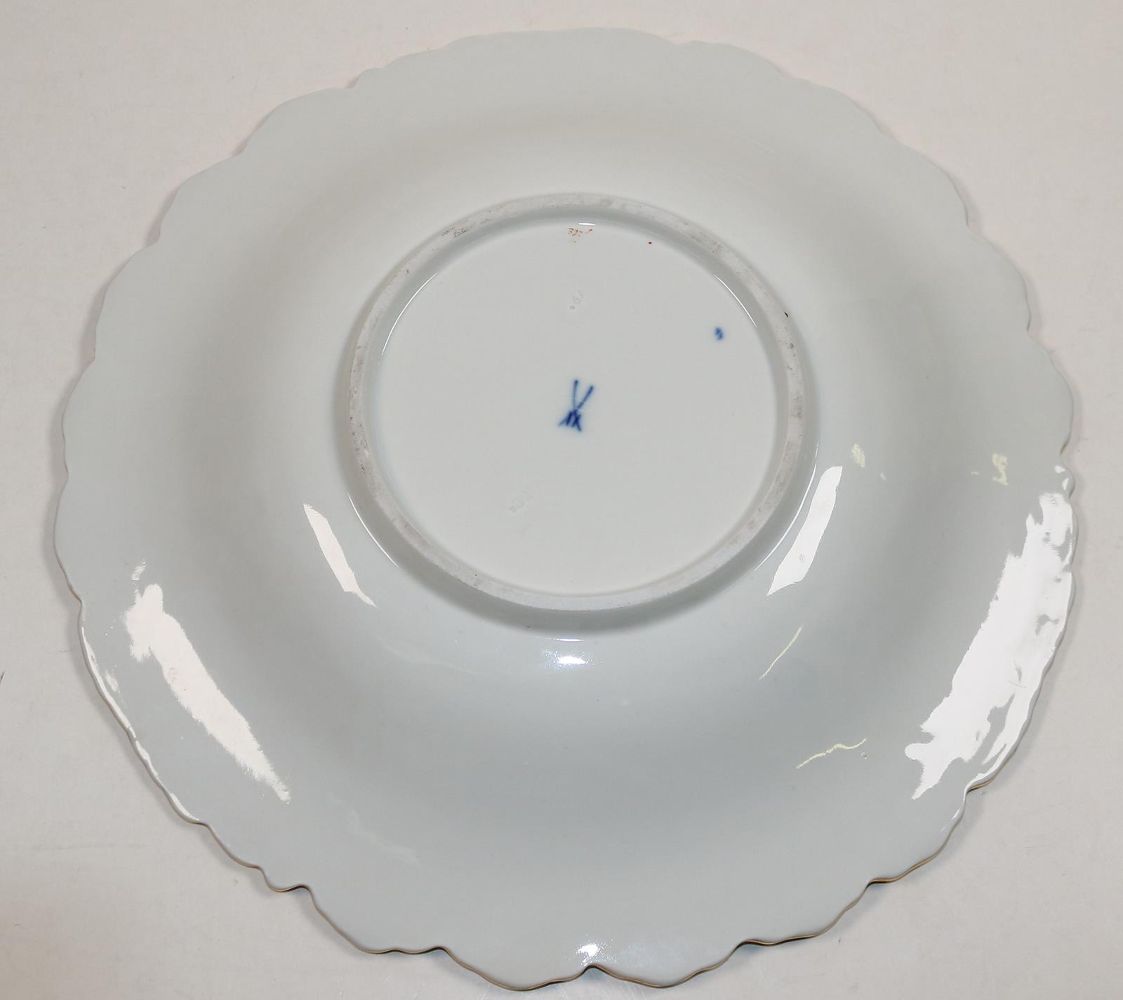 Große Abbildung Nr.2: 140-3045 Meissen Prunkteller.: (Porzellan u. Keramik, Meissen)