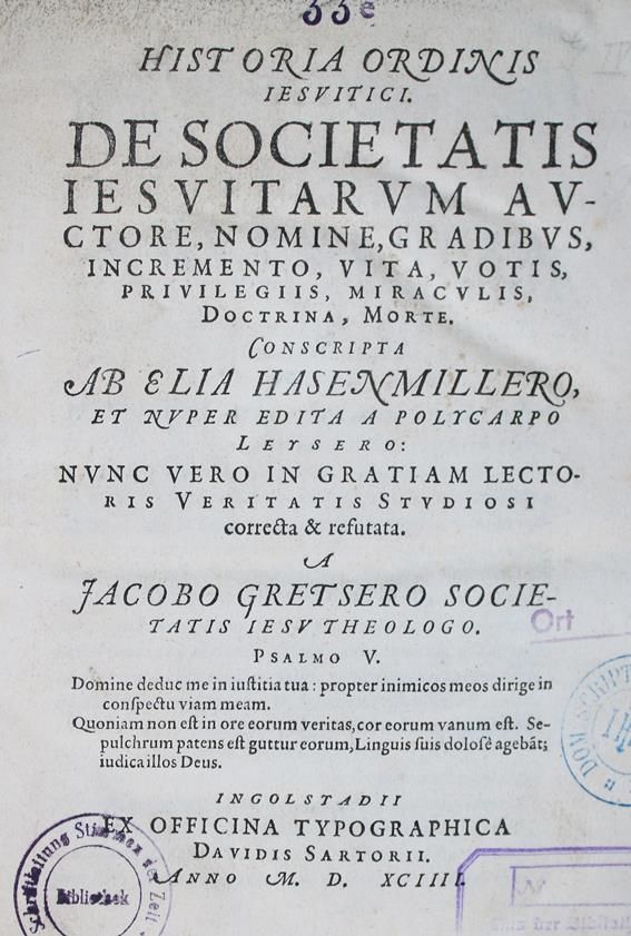 Große Abbildung Nr.1: 140-305 Hasenmüller,E.: (Alte Drucke, Handschriften und Theologie)
