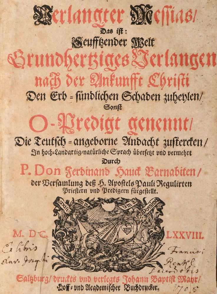 Große Abbildung Nr.1: 140-306 Hauck,F.: (Alte Drucke, Handschriften und Theologie)