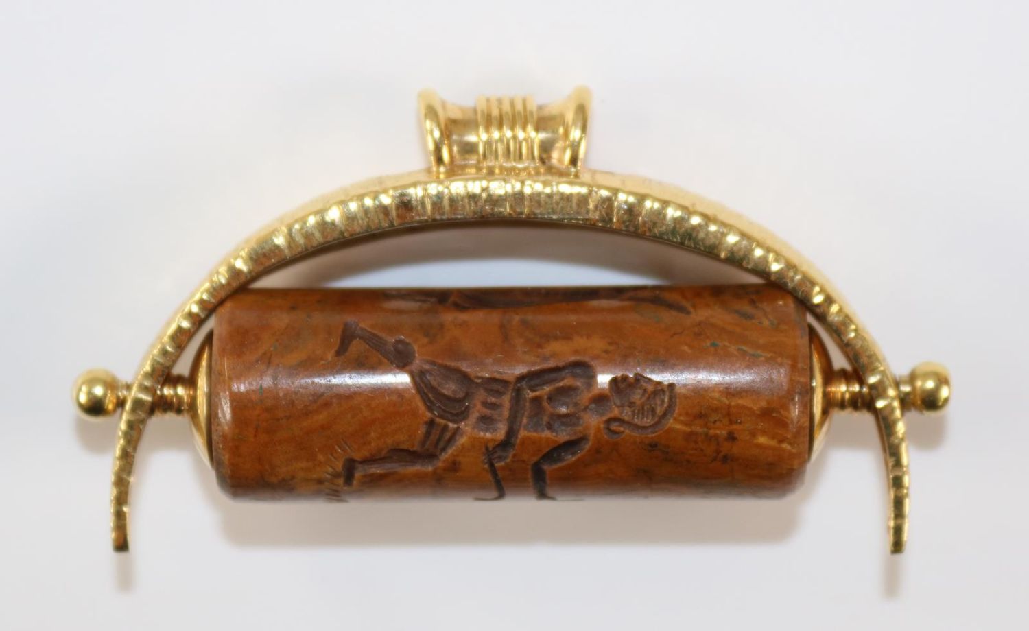 Große Abbildung Nr.5: 140-3073 Hethitisches Rollsiegel: (Schmuck, Anhänger)