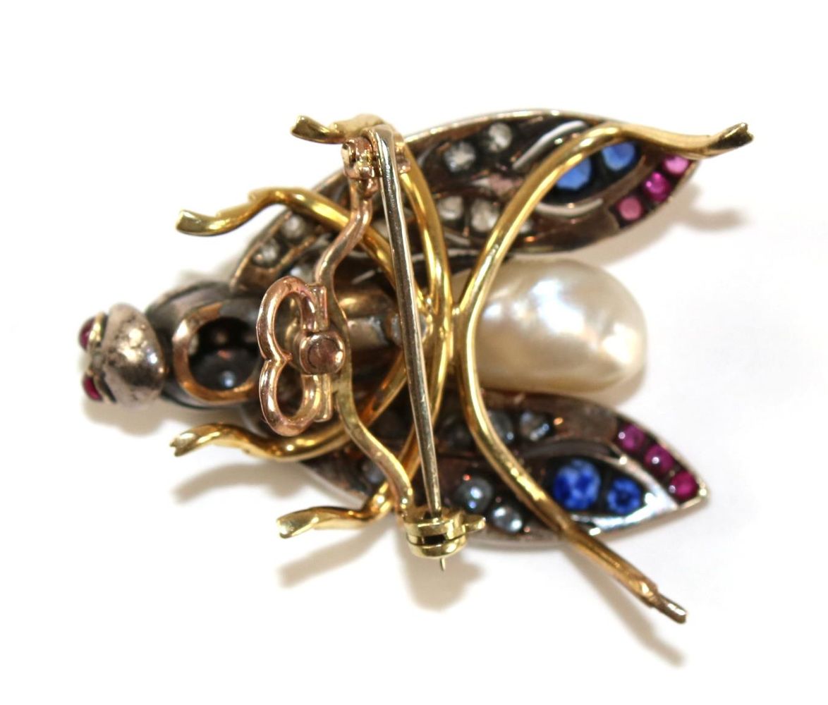 Große Abbildung Nr.3: 140-3082 Käferbrosche museal.: (Schmuck, Broschen)