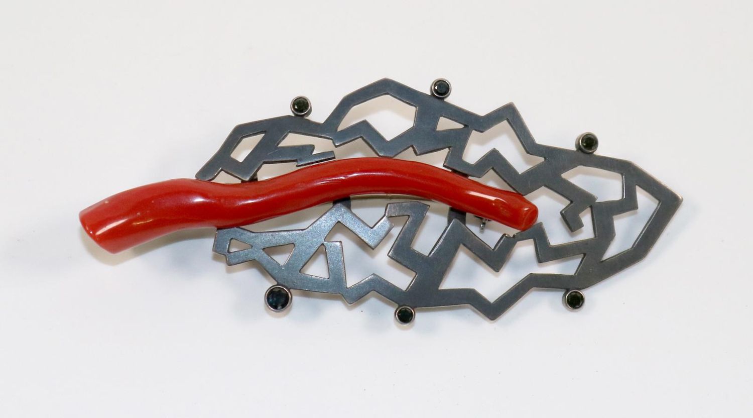 Große Abbildung Nr.1: 140-3084 Modernistenbrosche: (Schmuck, Broschen)