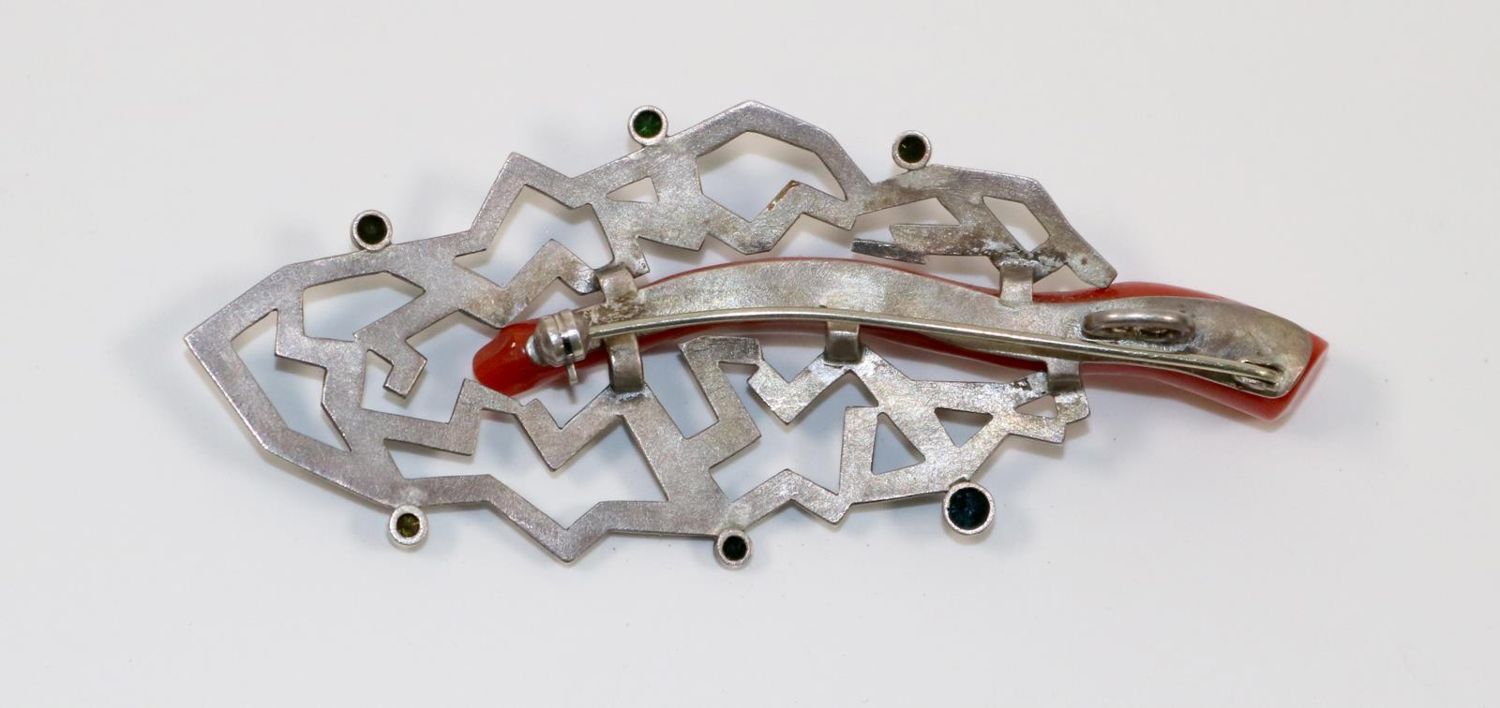 Große Abbildung Nr.2: 140-3084 Modernistenbrosche: (Schmuck, Broschen)