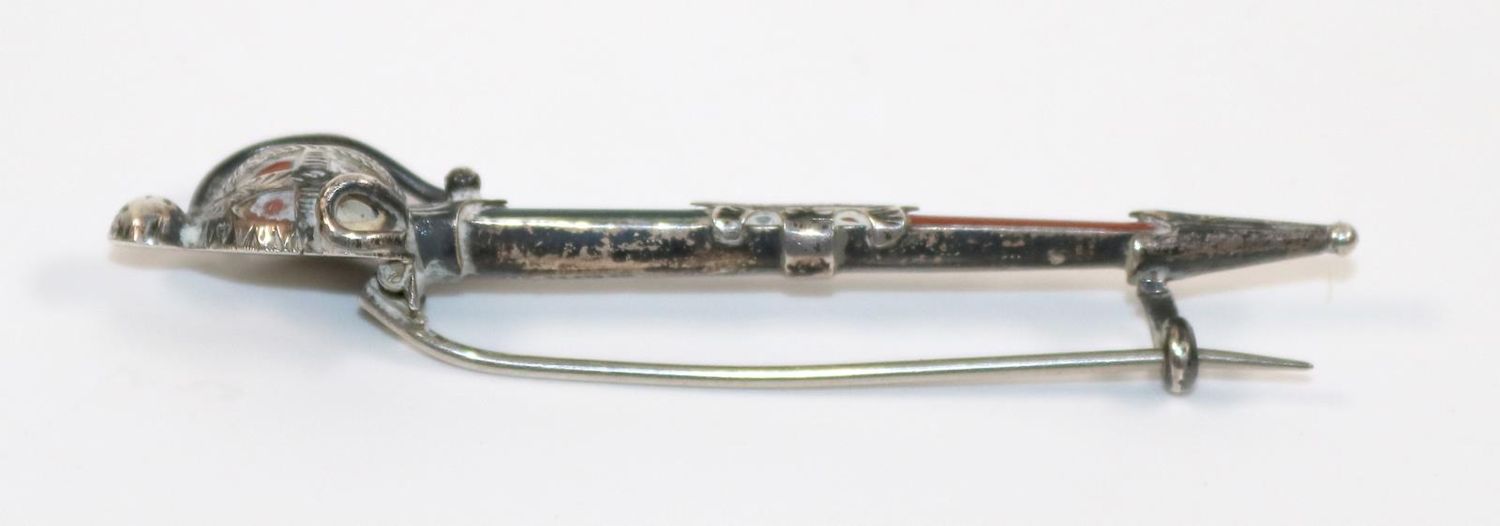 Große Abbildung Nr.2: 140-3094 Victorianische Brosche: (Schmuck, Broschen)
