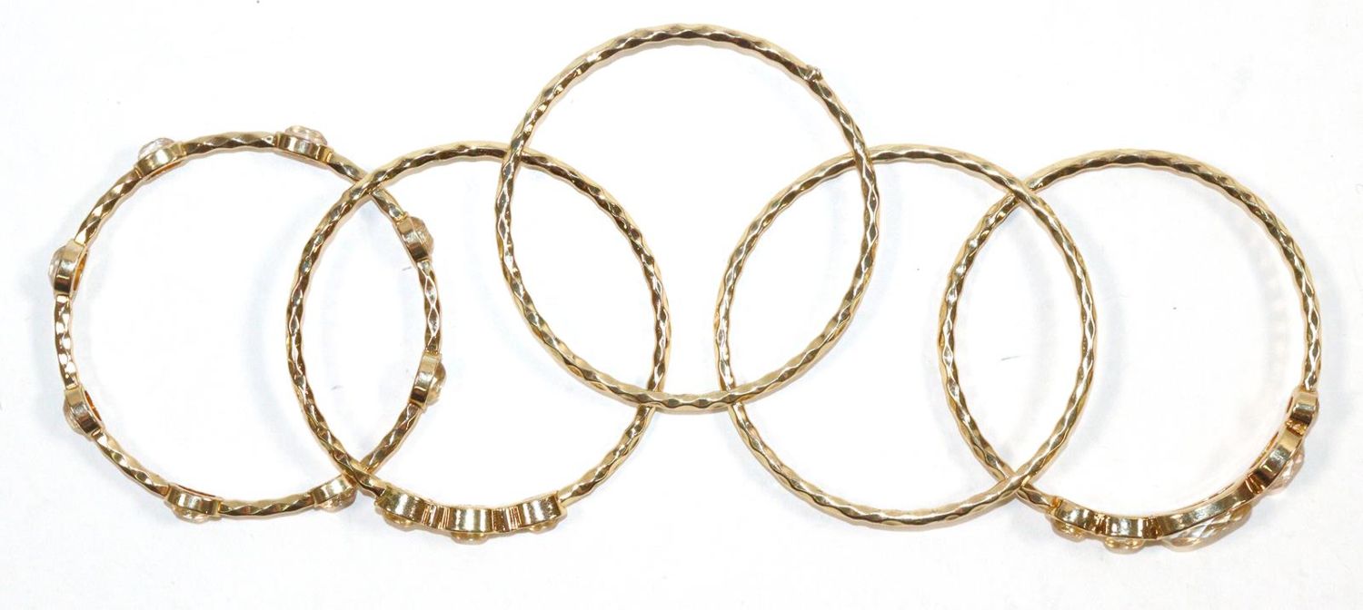 Große Abbildung Nr.2: 140-3129 Modeschmuck Armbänder: (Schmuck, Modeschmuck, 40er-50er Jahre)