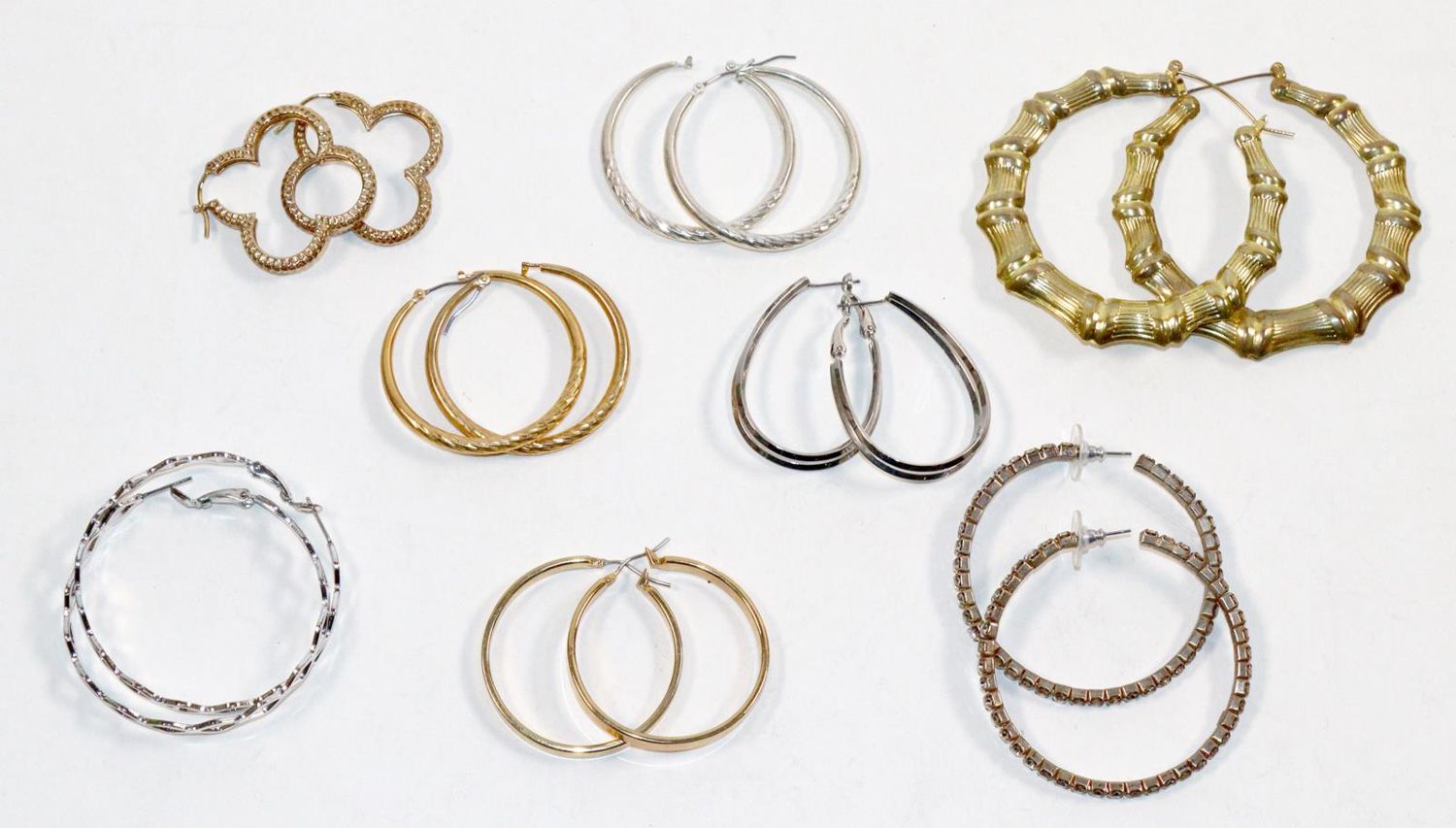 Große Abbildung Nr.3: 140-3131 Modeschmuck Ohrschmuck.: (Schmuck, Modeschmuck, 40er-50er Jahre)