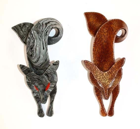 Große Abbildung Nr.1: 140-3135 Lea Stein Paris: (Schmuck, Modeschmuck)