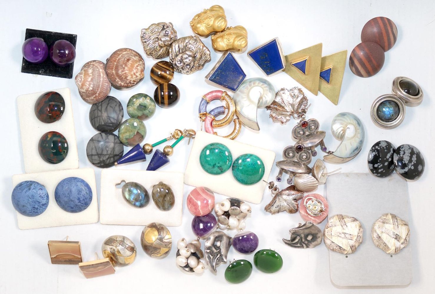 Große Abbildung Nr.4: 140-3139 Ohrclips Sammlung.: (Schmuck, Ohrringe)