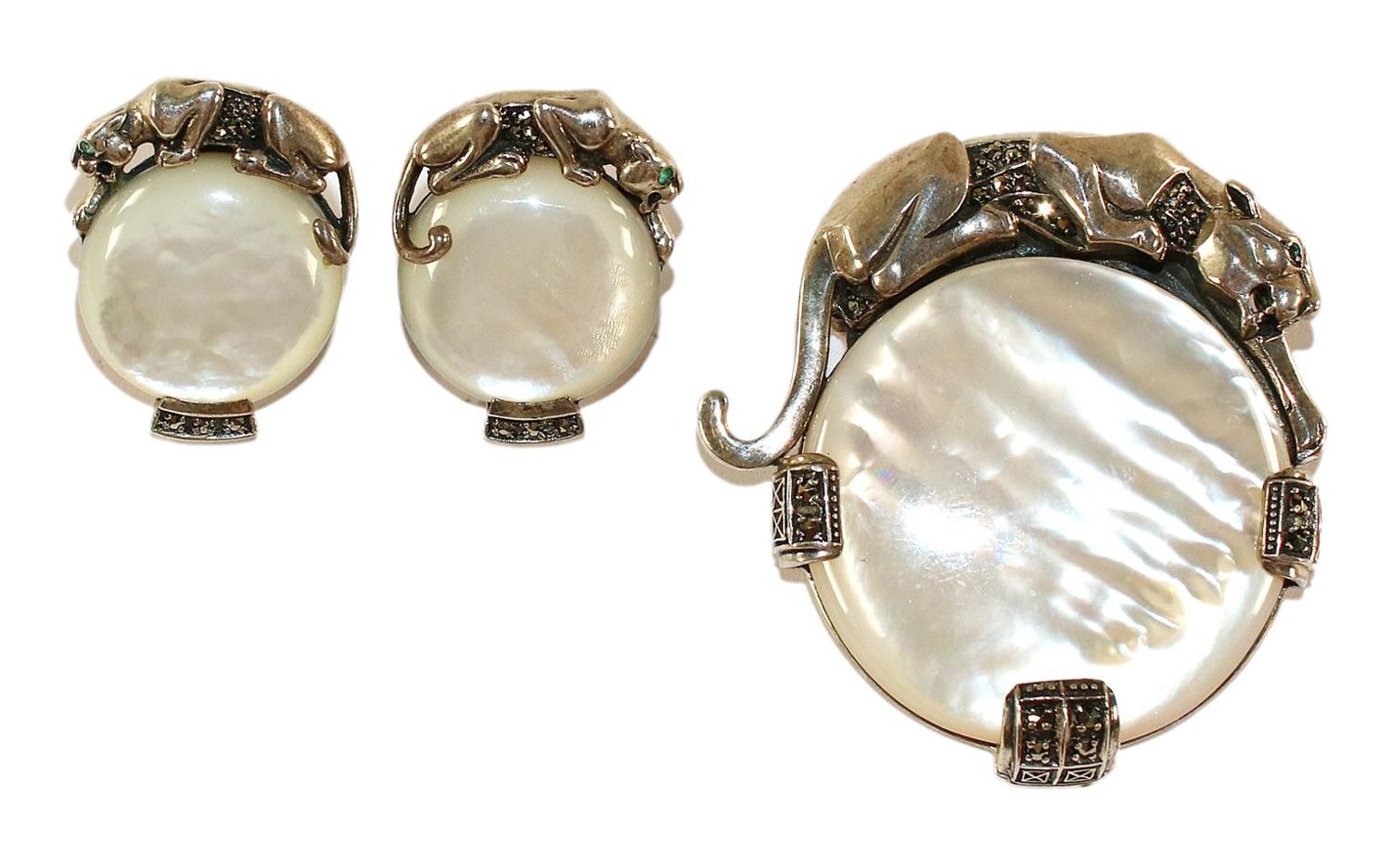 Große Abbildung Nr.1: 140-3144 Prächtige Demi Parure: (Schmuck)