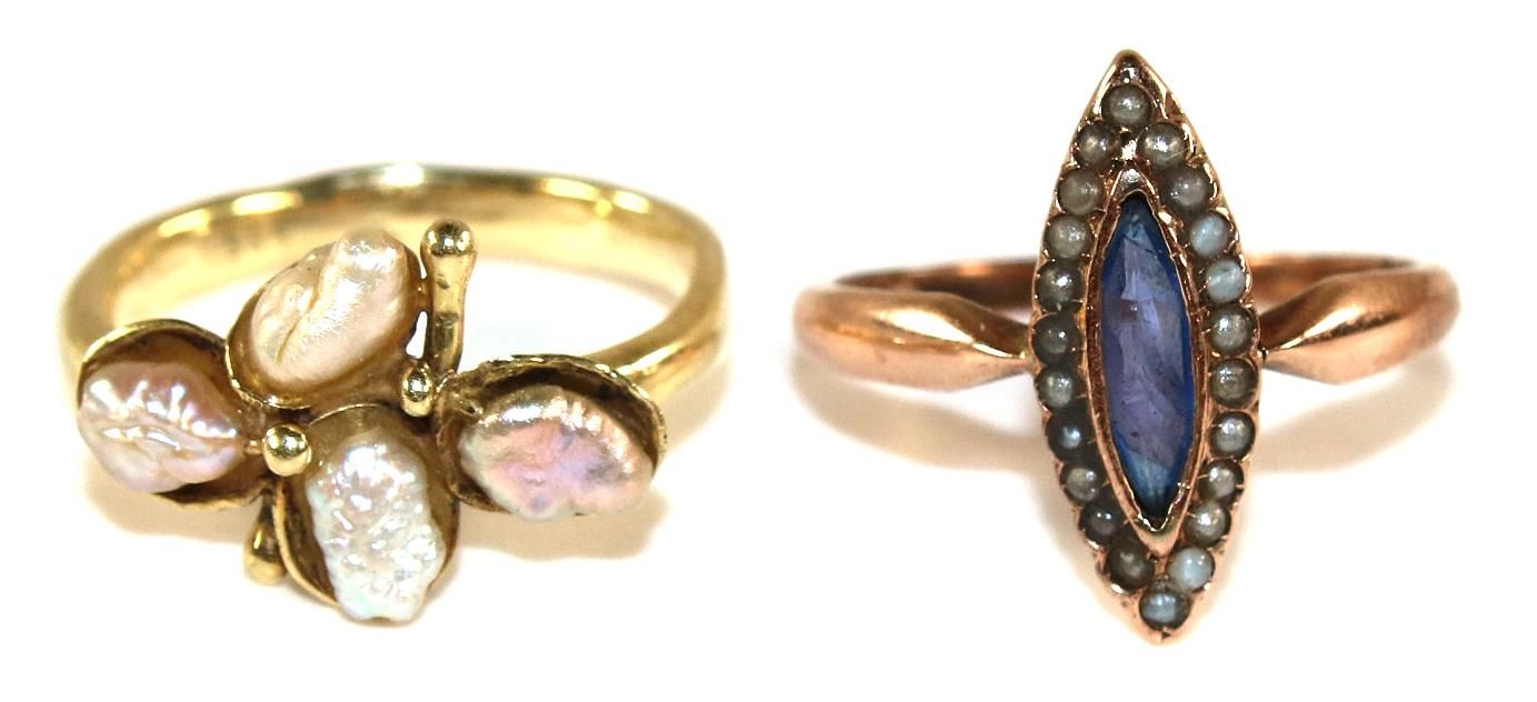 Große Abbildung Nr.1: 140-3151 Drei Damenringe: (Schmuck, Ringe)
