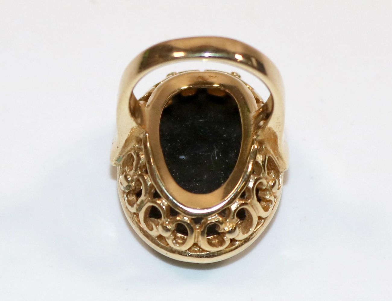 Große Abbildung Nr.3: 140-3156 Kameenring Gelbgold 18k.: (Schmuck, Ringe)
