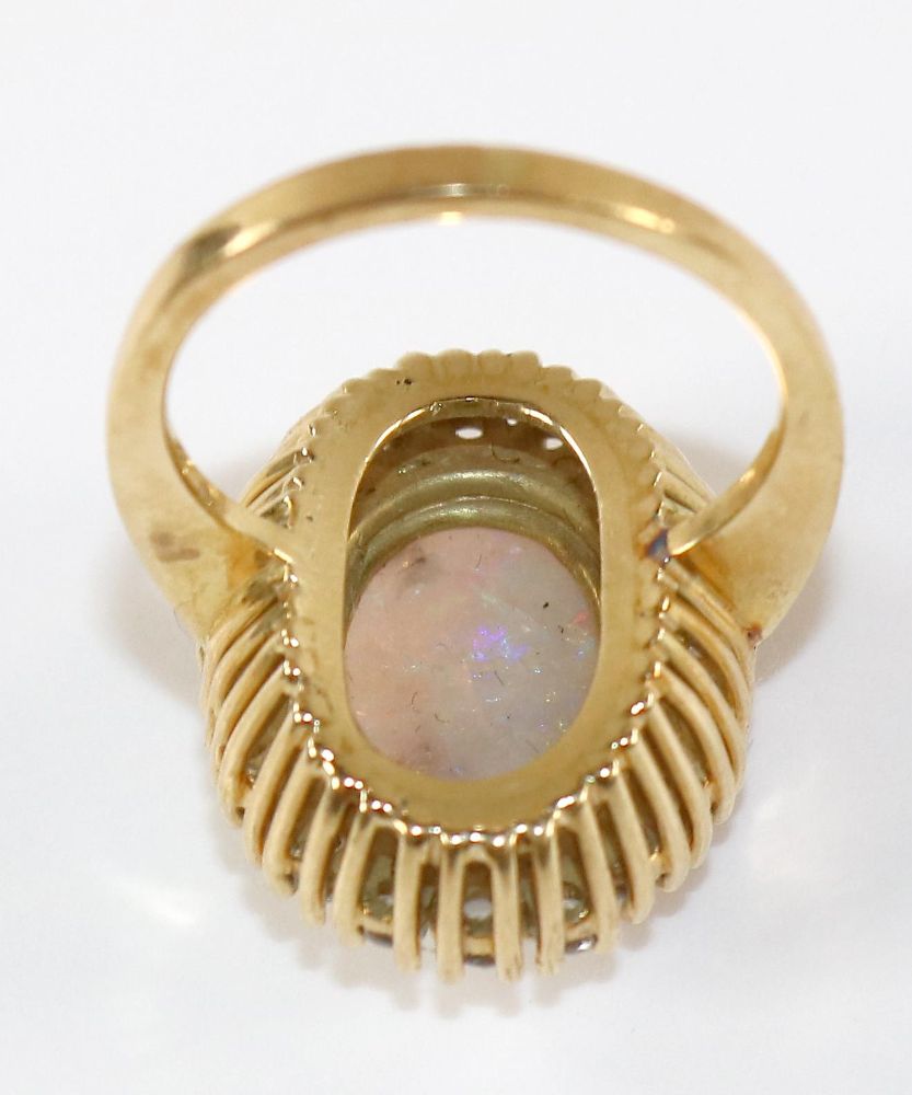 Große Abbildung Nr.3: 140-3159 Opalring mit 20: (Schmuck, Ringe)