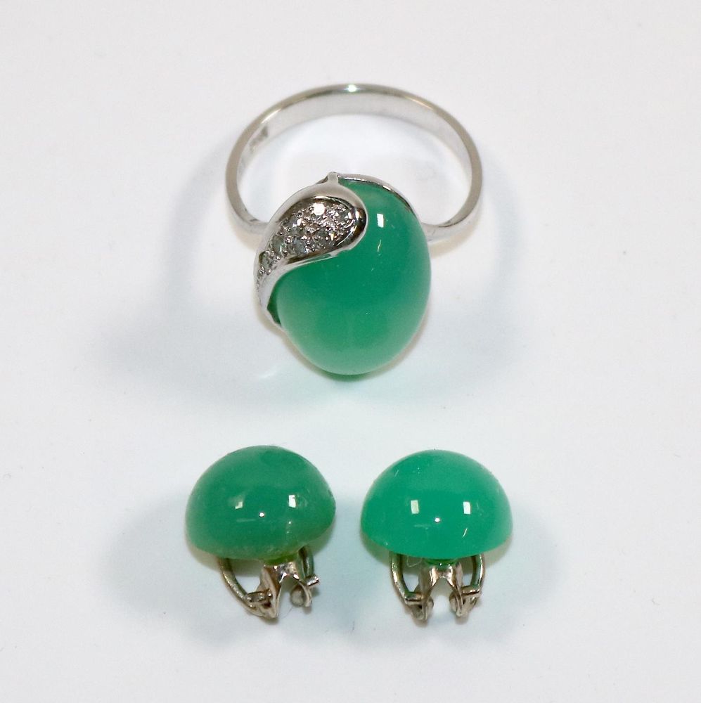 Große Abbildung Nr.1: 140-3160 Ring u. Ohrclips: (Schmuck)