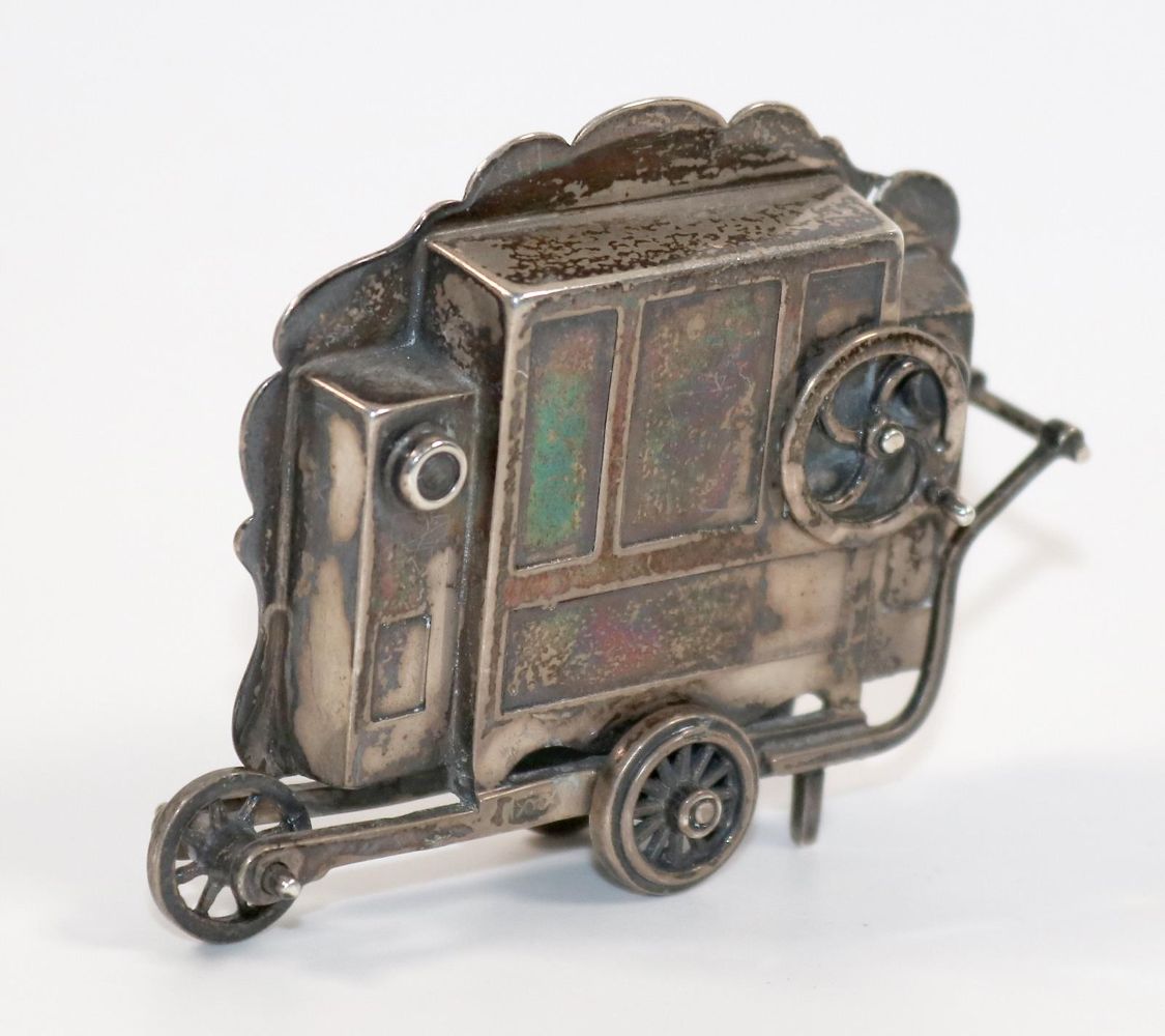 Große Abbildung Nr.2: 140-3206 Große Drehorgel,: (Silber, Miniaturen)