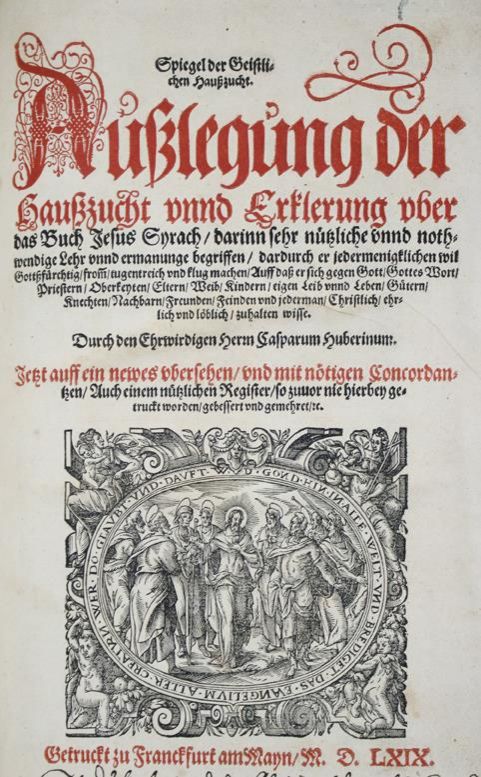 Große Abbildung Nr.1: 140-322 Huberinus,C.: (Alte Drucke, Handschriften und Theologie)