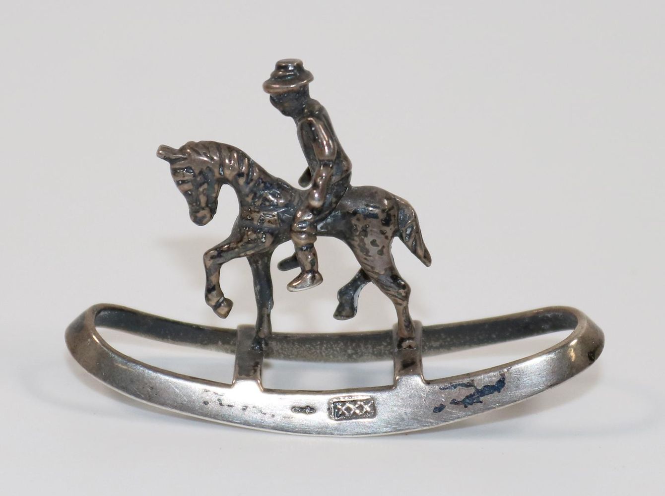Große Abbildung Nr.2: 140-3220 Reiter zu Pferd: (Silber, Miniaturen)