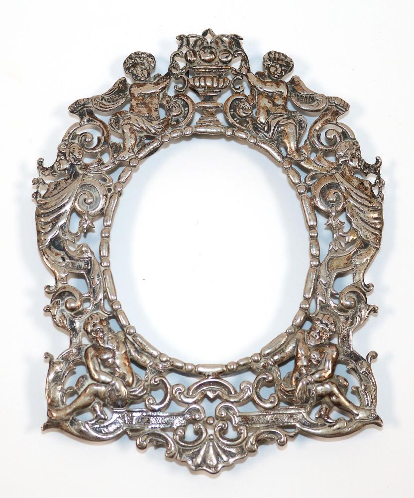 Große Abbildung Nr.1: 140-3237 Biedermeier: (Silber, Rahmen)