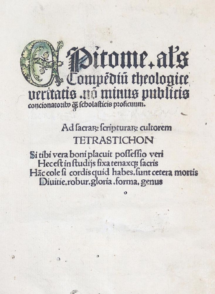 Große Abbildung Nr.1: 140-327 Hugo von Straßburg.: (Alte Drucke, Handschriften und Theologie)