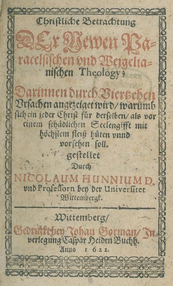 Große Abbildung Nr.1: 140-328 Hunnius,N.: (Alte Drucke, Handschriften und Theologie)