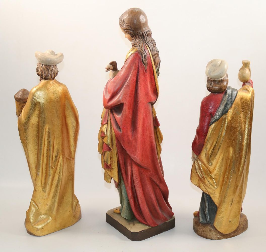 Große Abbildung Nr.2: 140-3289 Holzschnitzfiguren.: (Skulpturen - Plastiken, Volkskunst)