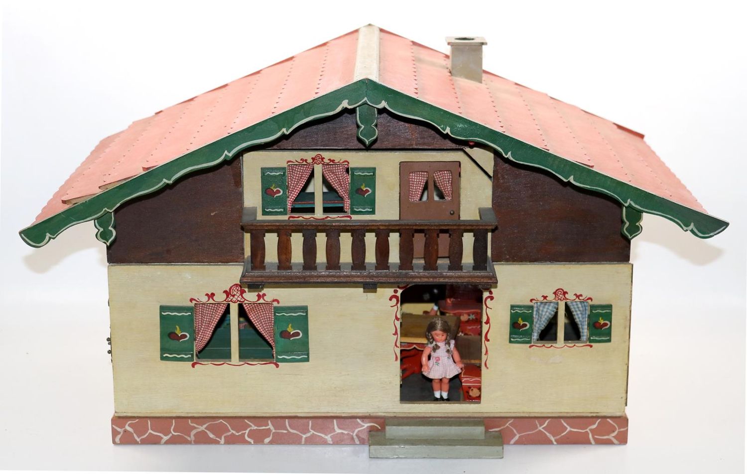 Große Abbildung Nr.1: 140-3300 Puppenhaus Dora Kuhn: (Spielzeug)