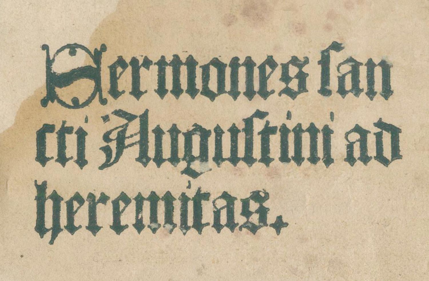 Große Abbildung Nr.1: 140-331 Augustinus, (Pseudo-).: (Inkunabeln)
