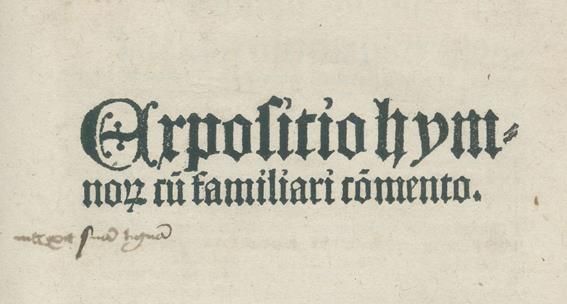 Große Abbildung Nr.1: 140-333 Hilarius,(A).: (Inkunabeln)