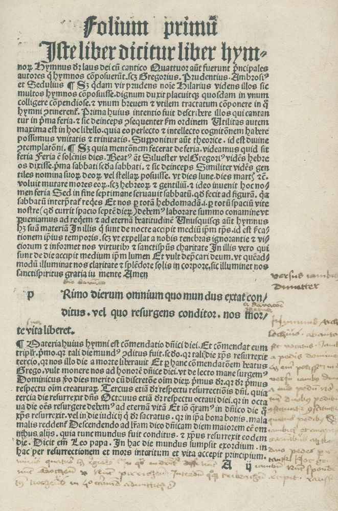 Große Abbildung Nr.2: 140-333 Hilarius,(A).: (Inkunabeln)