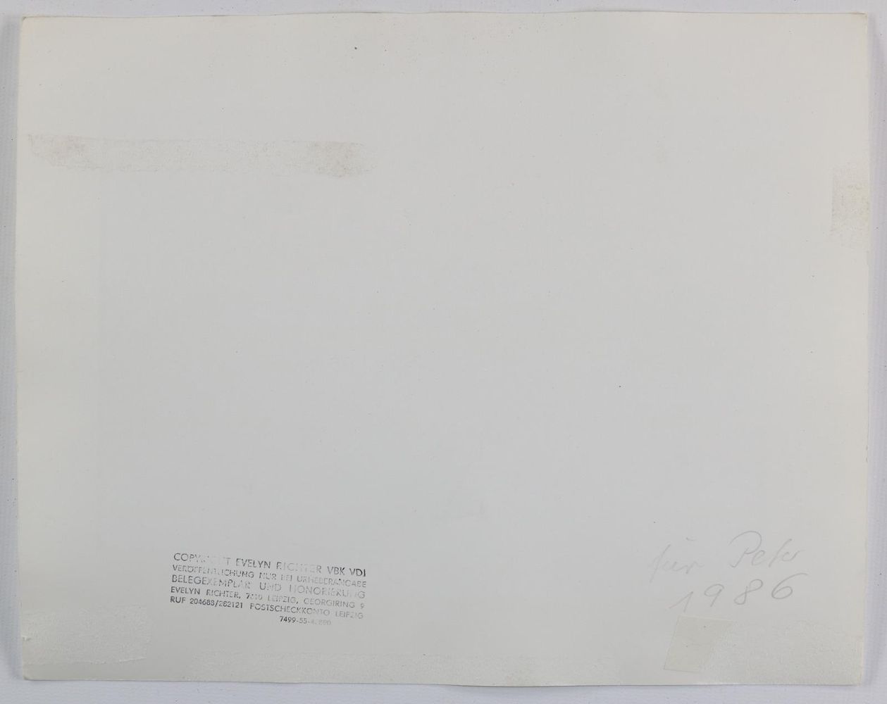 Große Abbildung Nr.2: 140-3360 Richter, Evelyn: (Photographie)