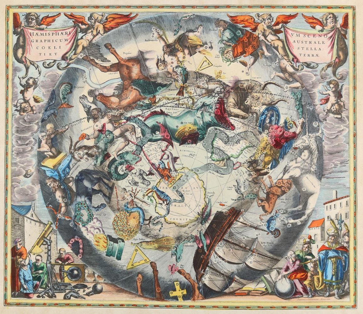 Große Abbildung Nr.1: 140-3375 Sternbilder.: (Varia, Astronomie)