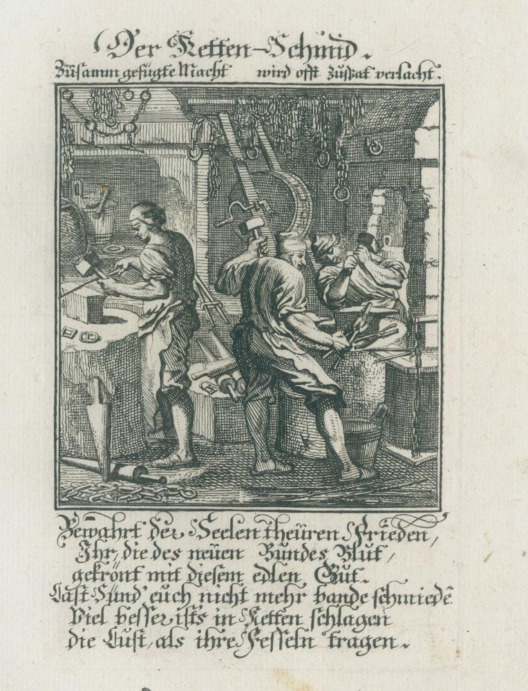 Große Abbildung Nr.1: 140-3389 Schmied u.a.: (Varia, Berufe)