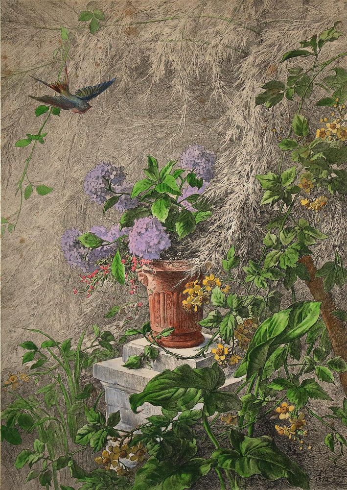 Große Abbildung Nr.8: 140-3404 Blumen.: (Varia, Botanik)