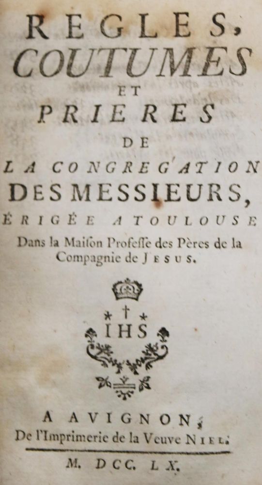 Große Abbildung Nr.1: 140-342 Regles,: (Jesuiten)