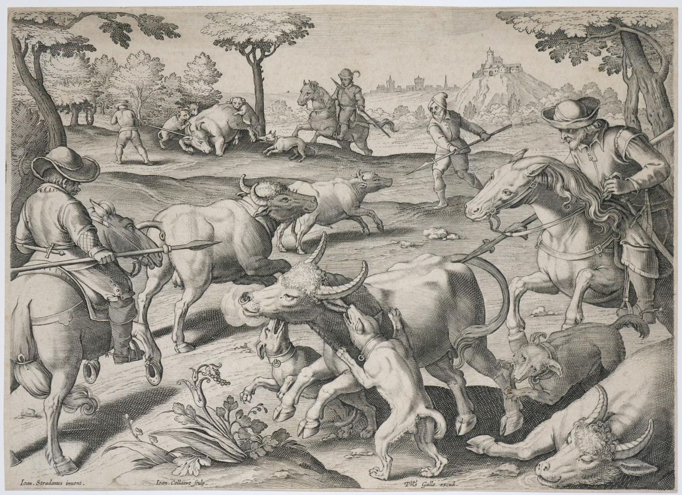 Große Abbildung Nr.1: 140-3432 Stradanus,J.: (Varia, Jagd)