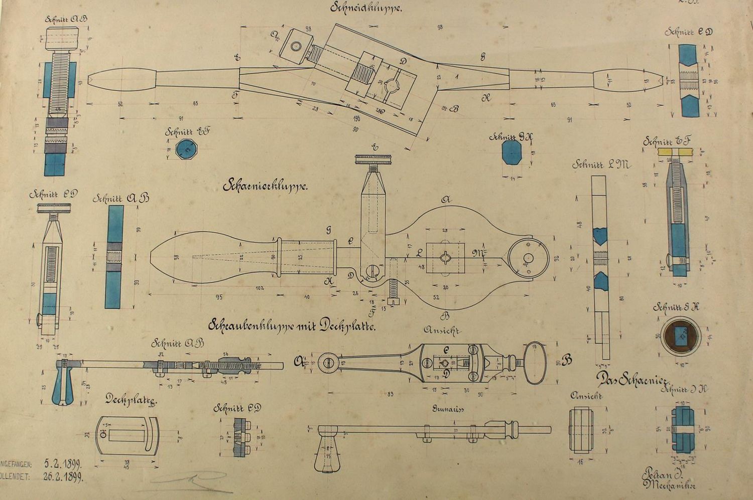 Große Abbildung Nr.2: 140-3450 Metallverarbeitung.: (Varia)