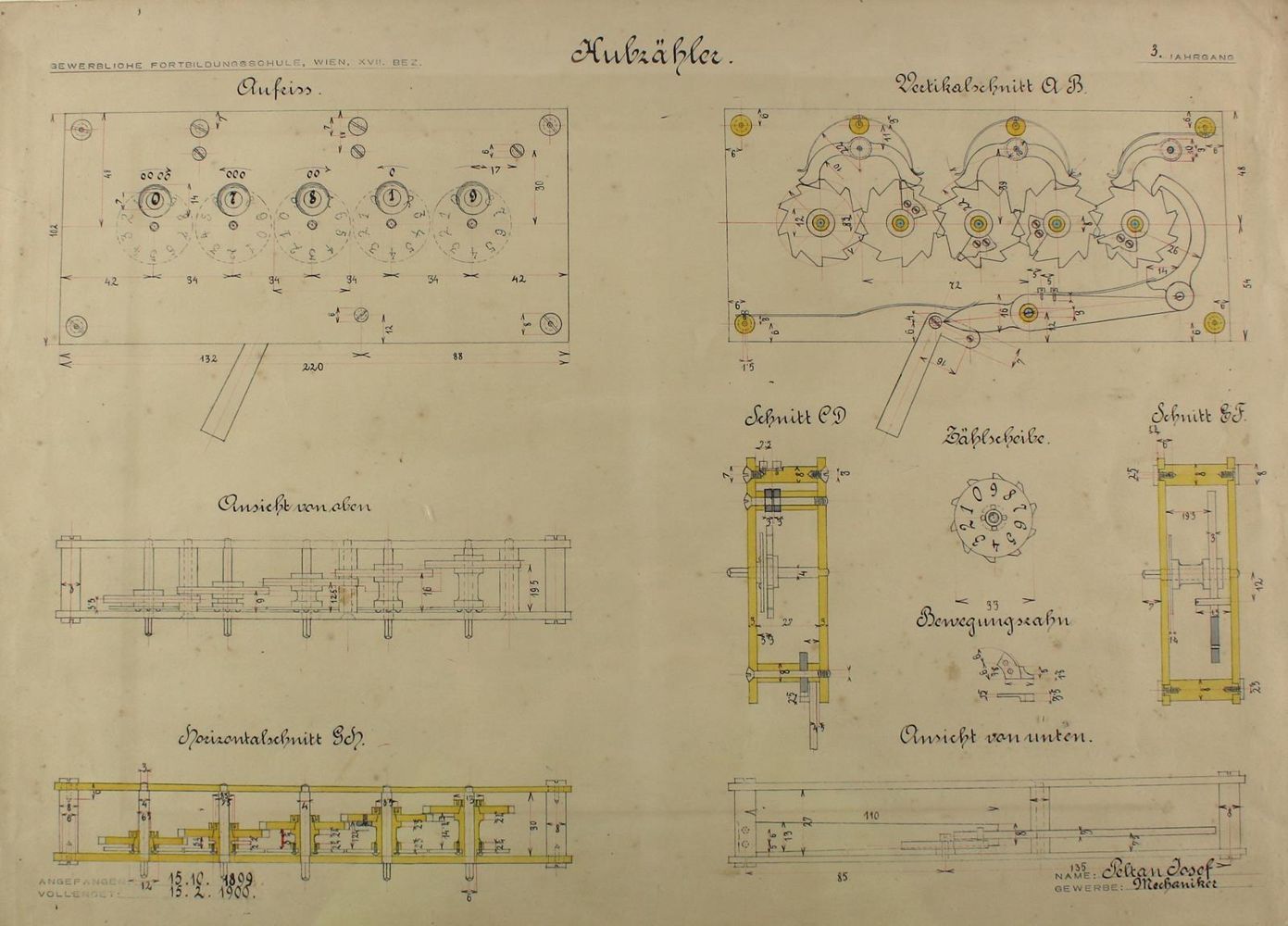 Große Abbildung Nr.3: 140-3450 Metallverarbeitung.: (Varia)