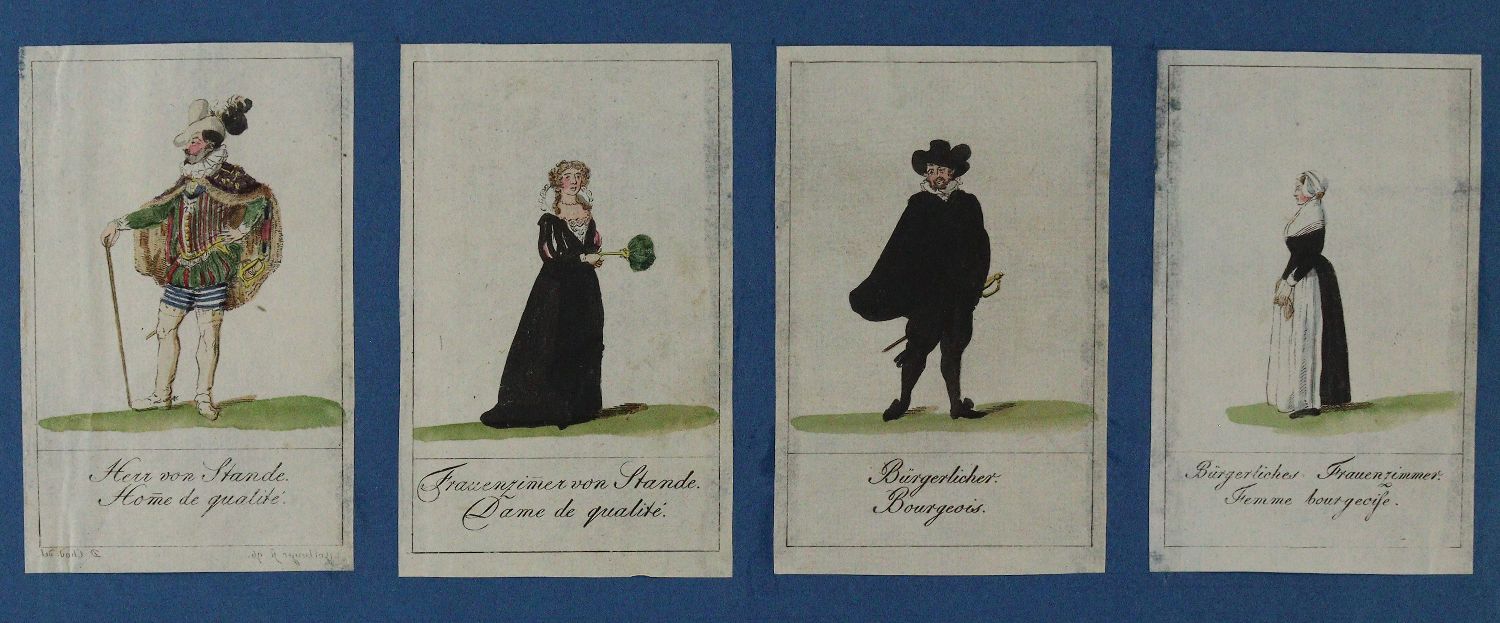 Große Abbildung Nr.41: 140-3454 Konvolut: (Varia, Mode und Trachten)