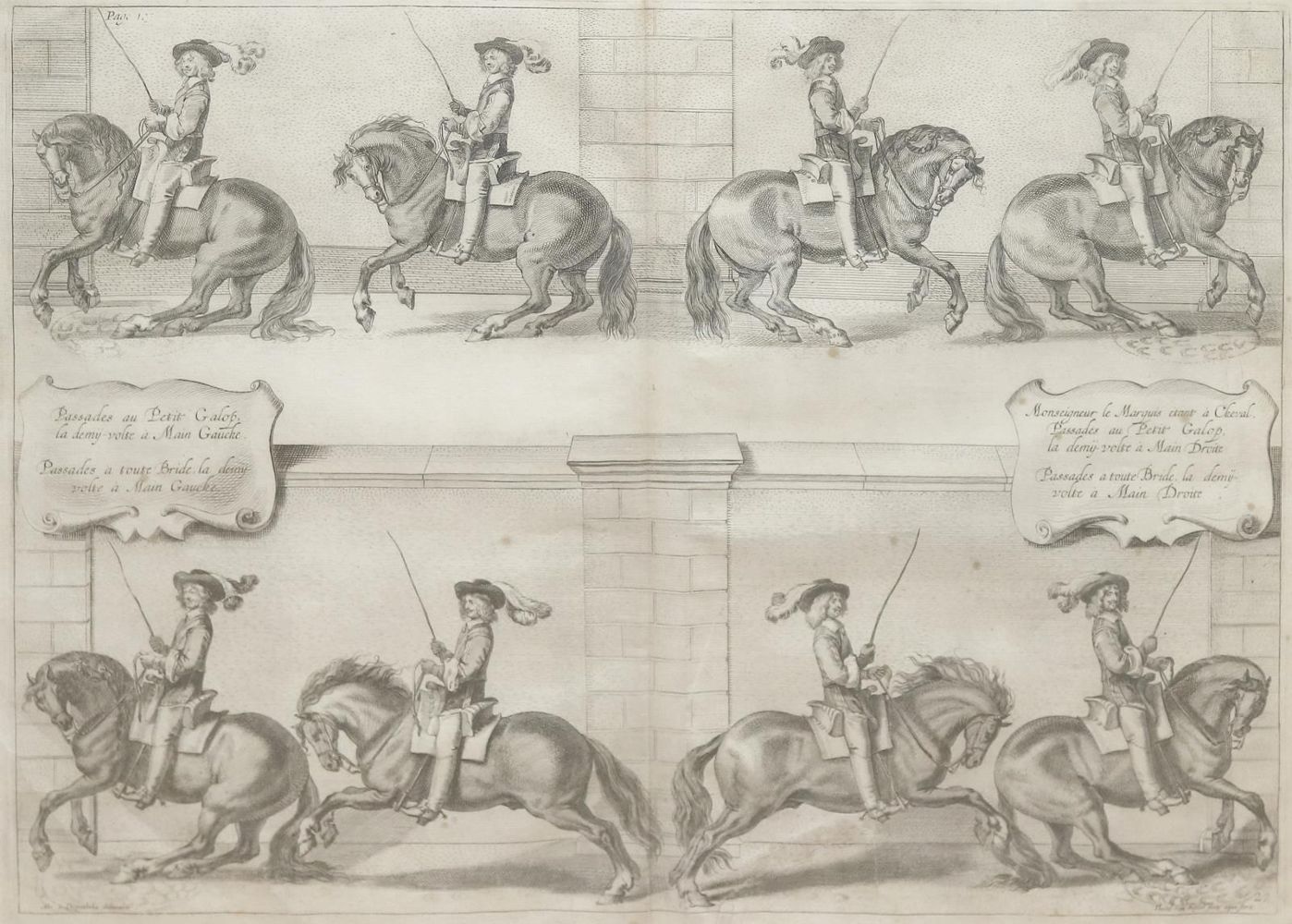 Große Abbildung Nr.1: 140-3469 Passade.: (Varia, Reitsport)