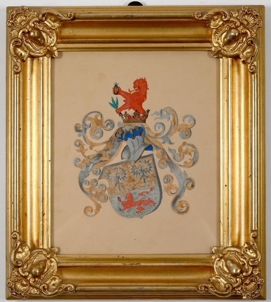 Große Abbildung Nr.1: 140-3514 Franquet Familienwappen.: (Deutschland, Braunschweig)