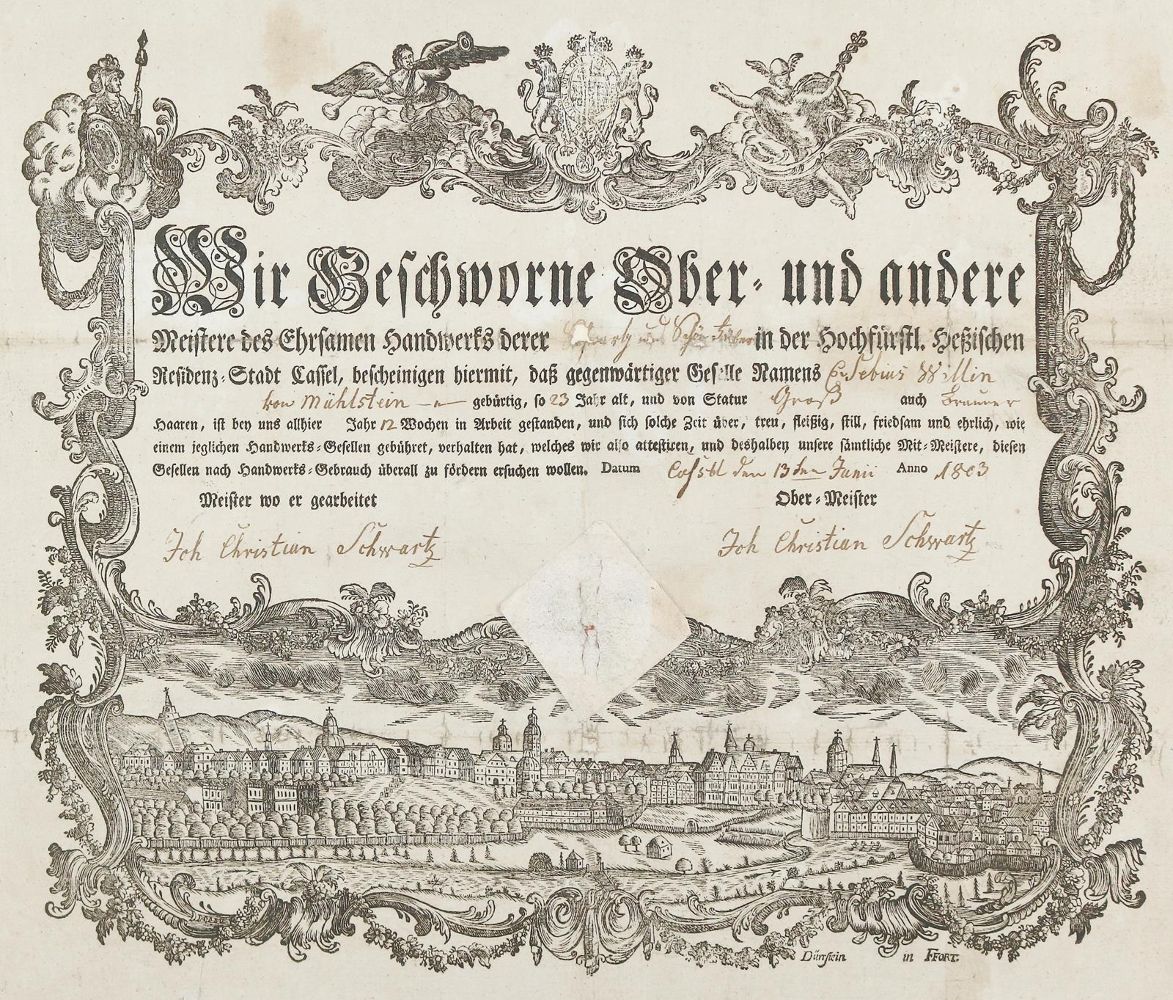 Große Abbildung Nr.1: 140-3544 Kassel.: (Deutschland)