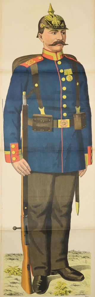 Große Abbildung Nr.1: 140-3574 Preussischer Soldat: (Deutschland, Militaria)