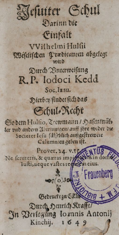 Große Abbildung Nr.1: 140-358 Kedd,J.: (Alte Drucke, Handschriften und Theologie)