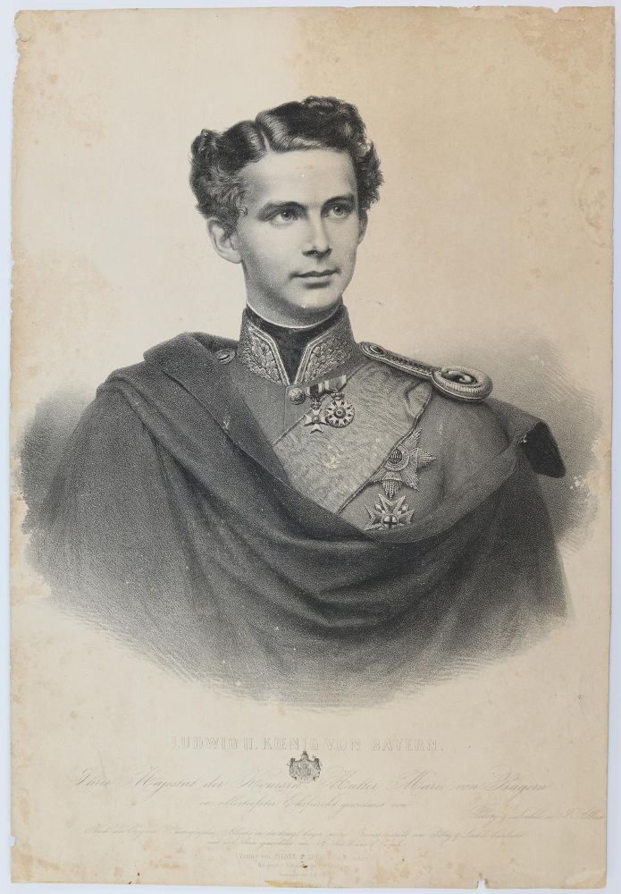 Große Abbildung Nr.1: 140-3585 Ludwig II.: (Deutschland, Portrait)