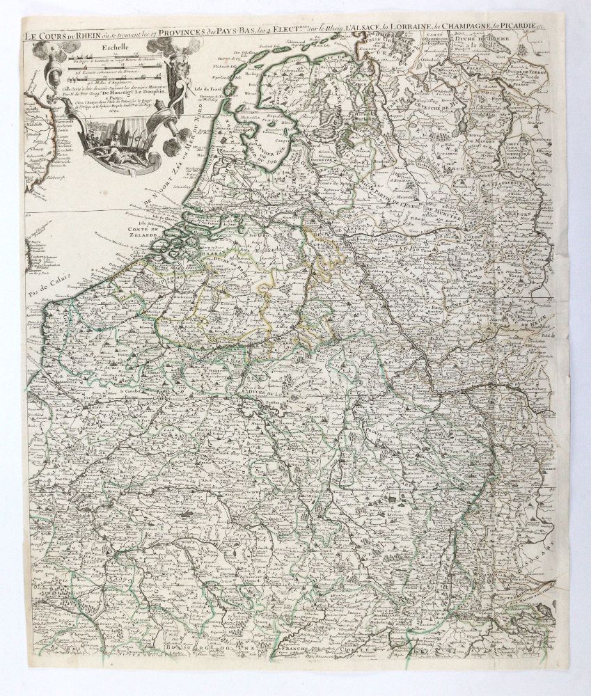 Große Abbildung Nr.5: 140-3589 Rheinlauf u. Rheinpfalz.: (Deutschland)