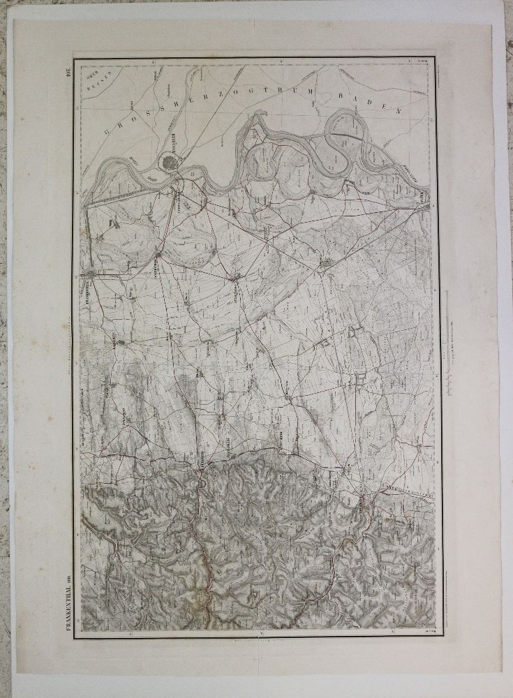 Große Abbildung Nr.9: 140-3589 Rheinlauf u. Rheinpfalz.: (Deutschland)