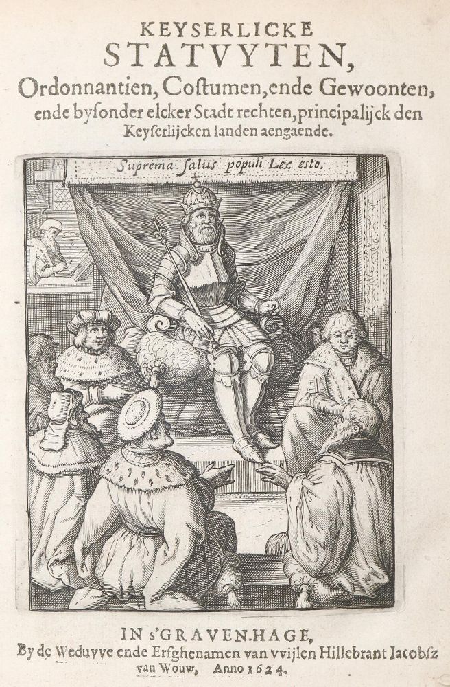 Große Abbildung Nr.1: 140-360 Keyserlicke statuyten,: (Alte Drucke, Handschriften und Theologie)